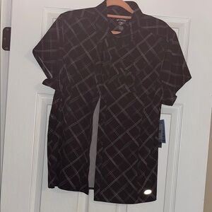 Reel Legends Black and White Plaid Shirt